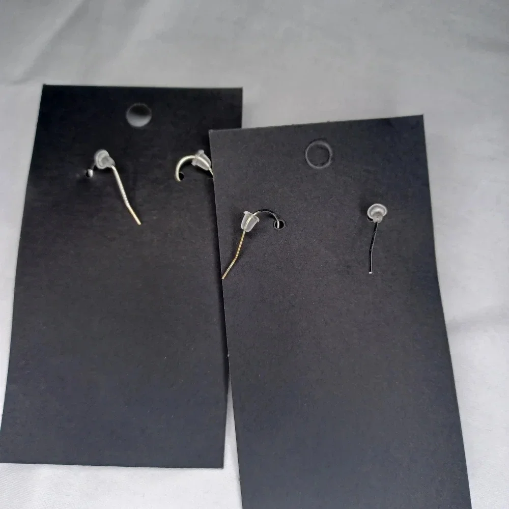Handmade penguin and Popsicle earrings